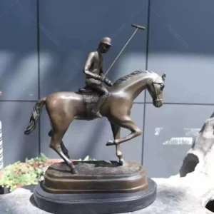 Polo Player Statue