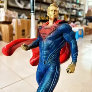 bronze superman statue