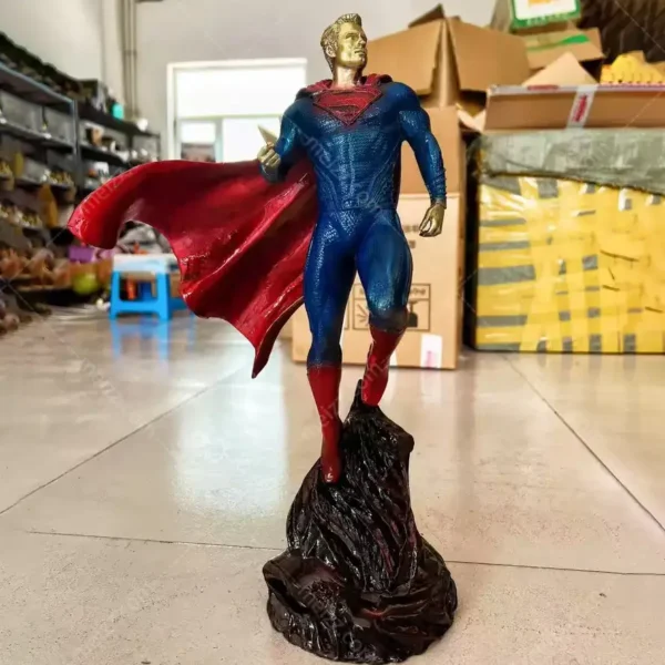 bronze superman statue