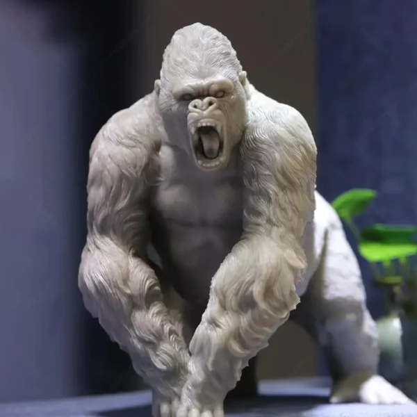 stone gorilla statue 