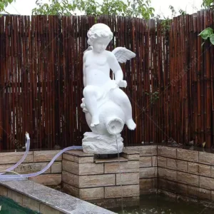 cherub outdoor water fountains