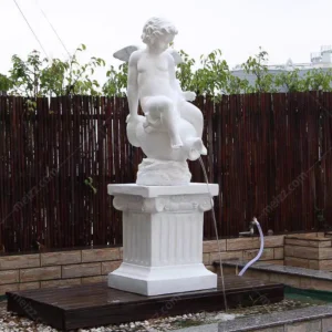 cherub outdoor water fountains