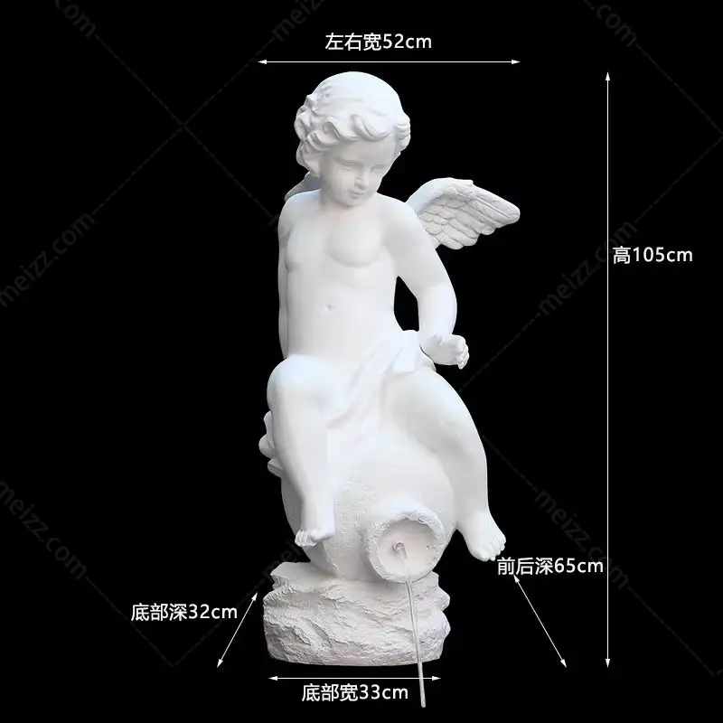 cherub outdoor water fountains