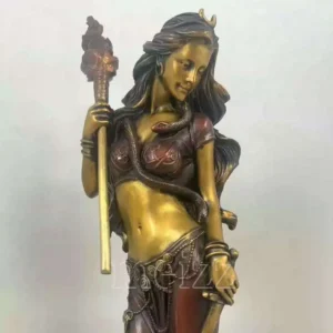 bronze goddess hecate statue