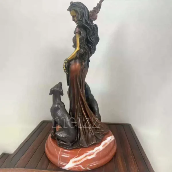 bronze goddess hecate statue