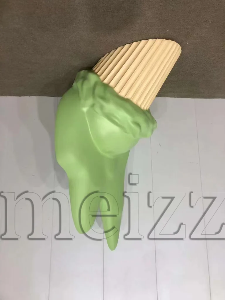 melted ice cream sculpture