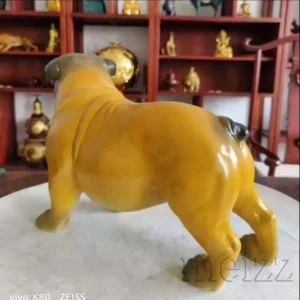 old english bulldog statue