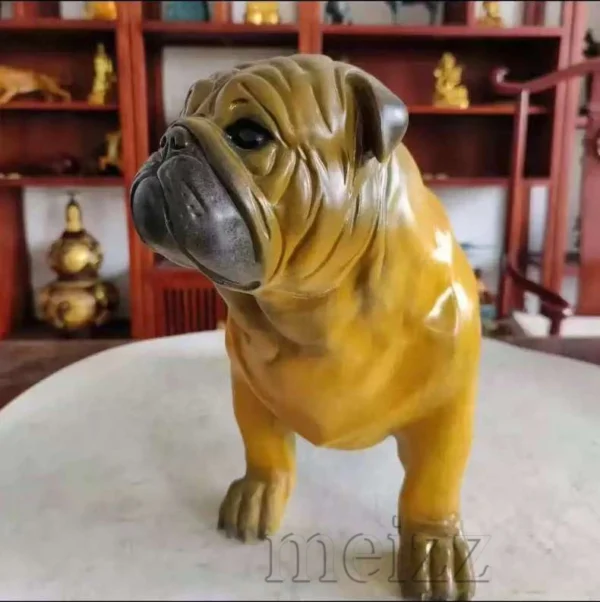 old english bulldog statue