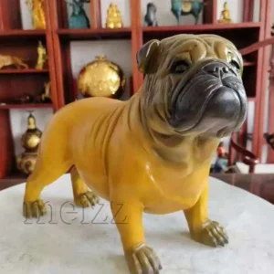 old english bulldog statue