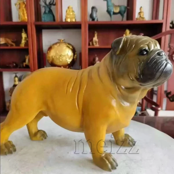 old english bulldog statue