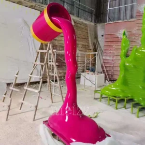 paint can sculpture