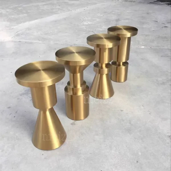 backless stainless steel bar stools