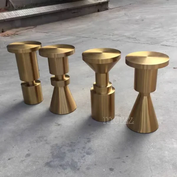 backless stainless steel bar stools