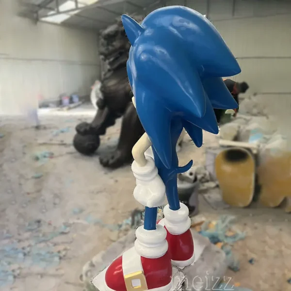 life size sonic the hedgehog statue