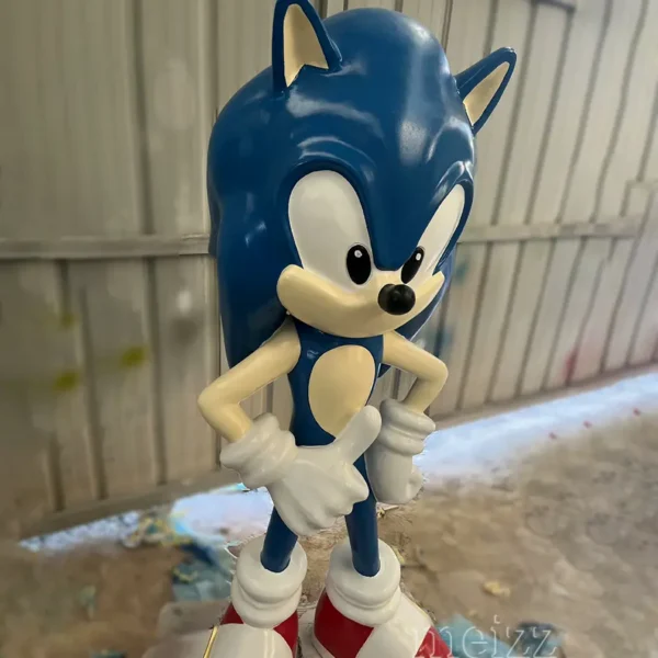 life size sonic the hedgehog statue
