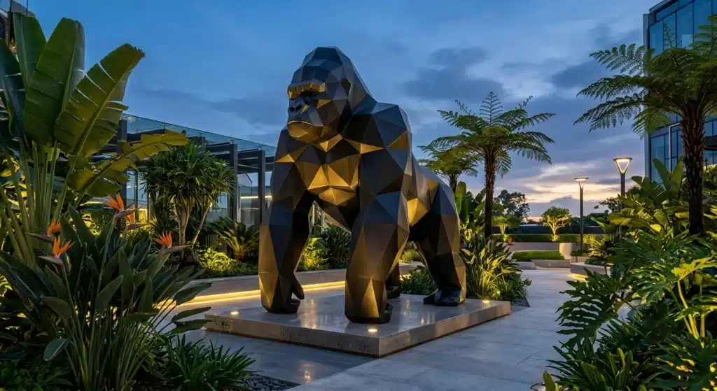 Outdoor Gorilla Statue