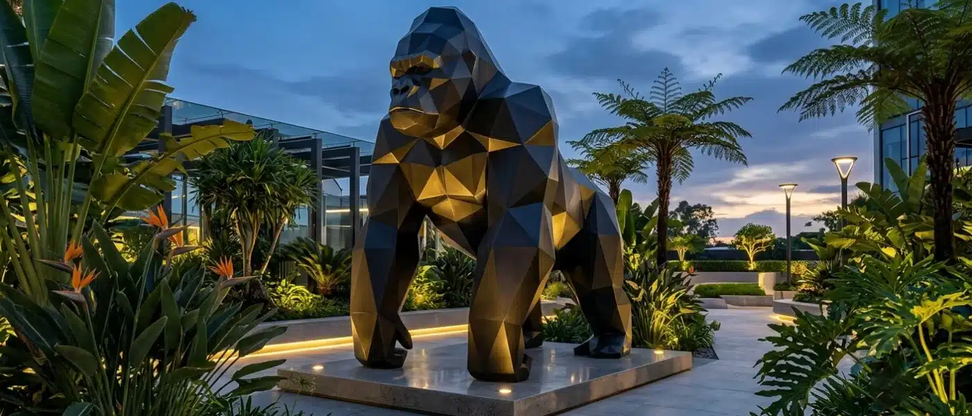 Outdoor Gorilla Statue